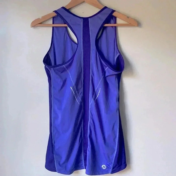 Marmot Tops - Marmot Zeal Tank, blue /purple, size medium